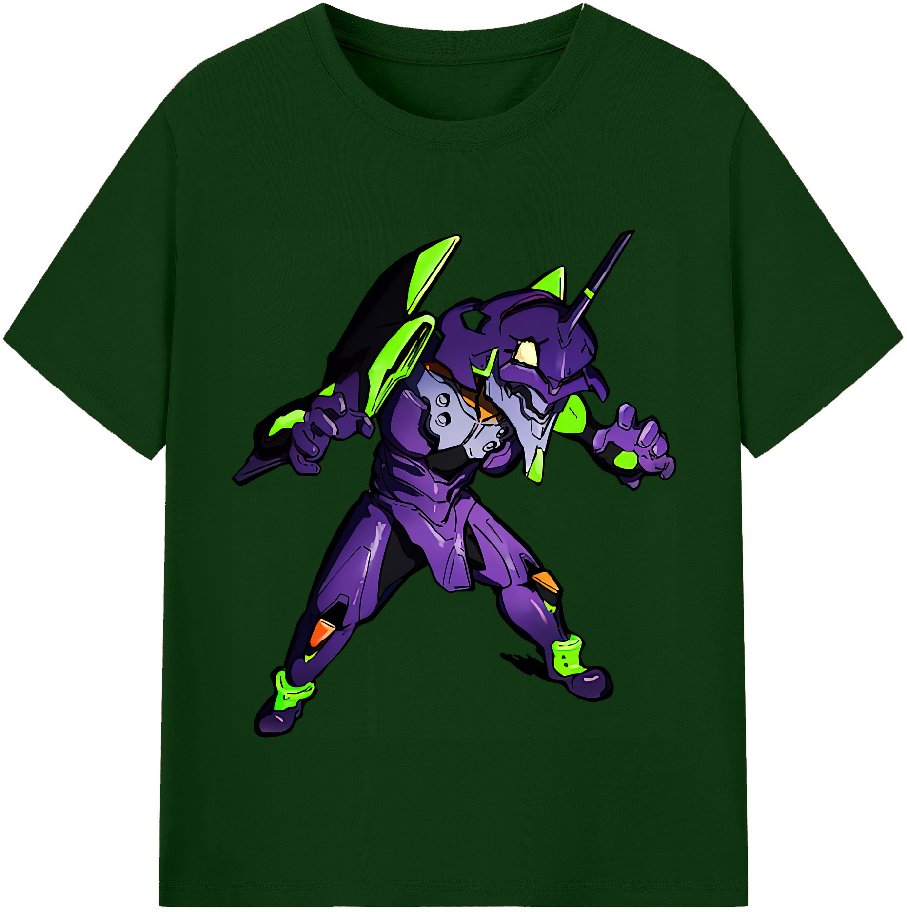 （画像用） EVA 新世紀エヴァンゲリオン 綿100％半袖Tシャツ（フロントプリント）